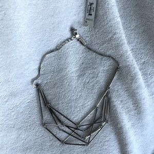 Bcbgeneration Silver Geometric Necklace NWT
